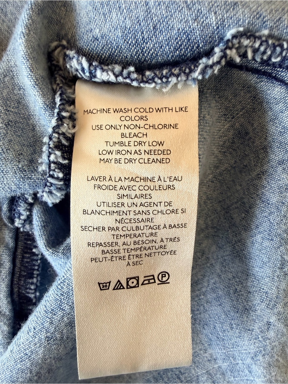 We the Free Hannah Denim mini dress buttondown, pockets, acid wash, Sz L - Picture 11 of 12